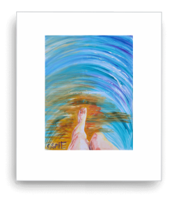 CORINNESMIT.ART | WALKING ON WATER, Size: 48" x 36" (1220 mm x 914 mm), Medium: Oil on canvas, Availability: Original Painting & Prints, Artist: Corinne Smit, Investment Art, Visit www.CorinneSmit.Art